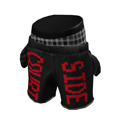 courtside - brand shorts [black]