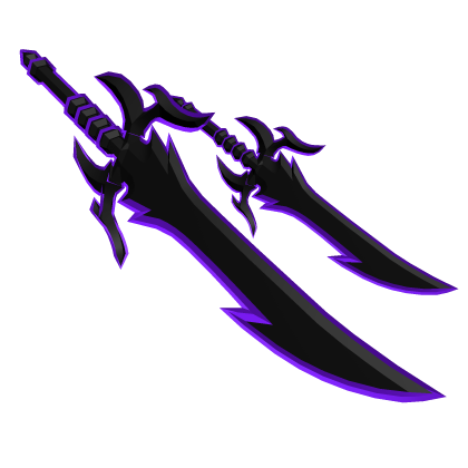 Dual Purple Demon King Sword [Outline]