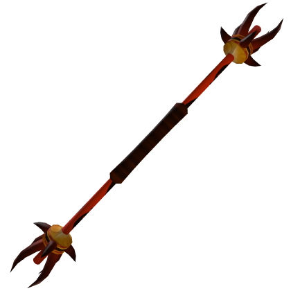 Flaming Dragon Slayer Bo Staff