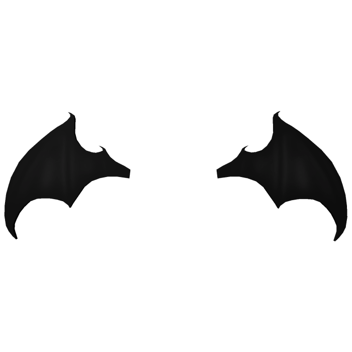 ♡ cutesi devil wings in black