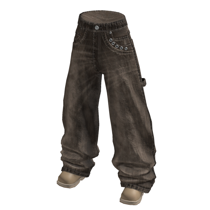 Baggy Carpenter Jeans (Brown)