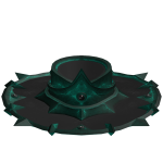 Teal Metal Wrangler Hat