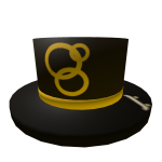 ): Gold Ollie Top Hat