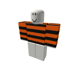 Orange black shirt