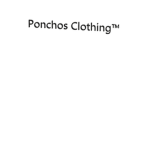 Ponchos Clothing