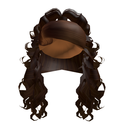 Curly High Ponytail [Chocolate] Roblox item