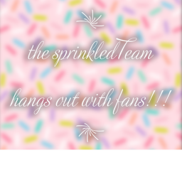 sprinkledTeam hang out with fans!