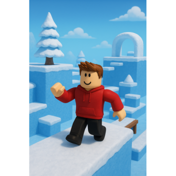 ❄️The hard snow obby❄️(beta)