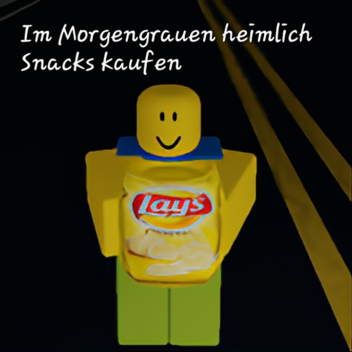 Im Morgengrauen heimlich Snacks kaufen