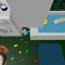 WAR IN A HUGE BATHROOM