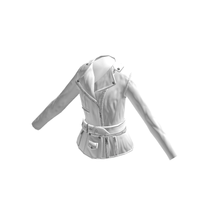 White Leather Jacket With Skirt Roblox NoFilter
