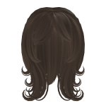 Mid-length wavy milktea brown stylish layered hair