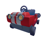 PGA TOUR Red Golf Cart   