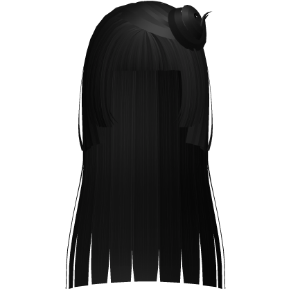 Maria Kurenai Anime Vampire Knight Hair in Black Roblox item