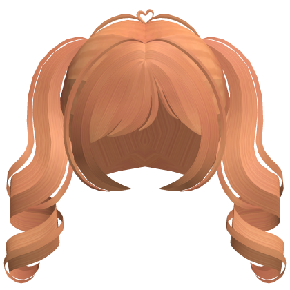 ˗ˏˋ ♡ curled fairy pigtails in ginger