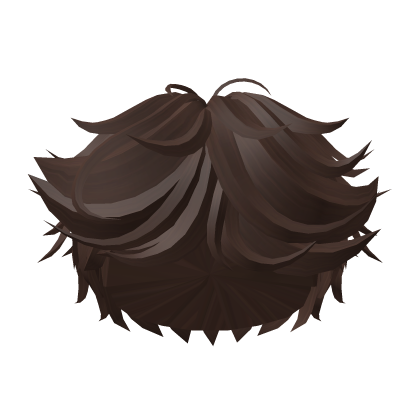 Classic Messy Fluffy Boy Hair Brown