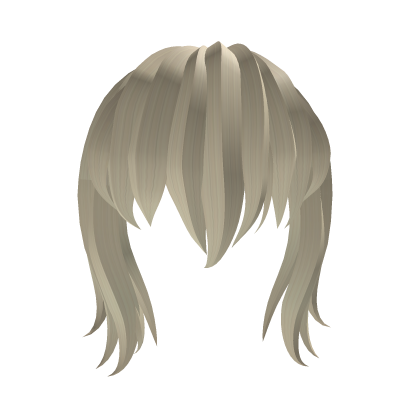 Pastel Blonde Anime Cute Layered Bangs Roblox item