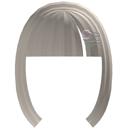 ꒰┊Cute Straight  Bangs With Hair Clips Blonde Roblox item
