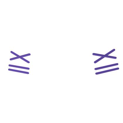 Pastel purple cute hair clips