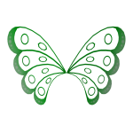 🦋 Green Butterfly Wings 🦋