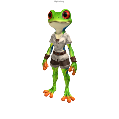 Lily the Frog R15+ Rigged Animated By Zelgraz