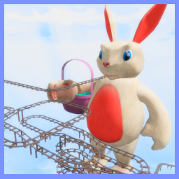 Cart Ride Into Easter Bunny! 🐰