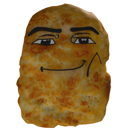 Fried Chicken Nugget 🔥 Man Face Costume Suit Roblox item