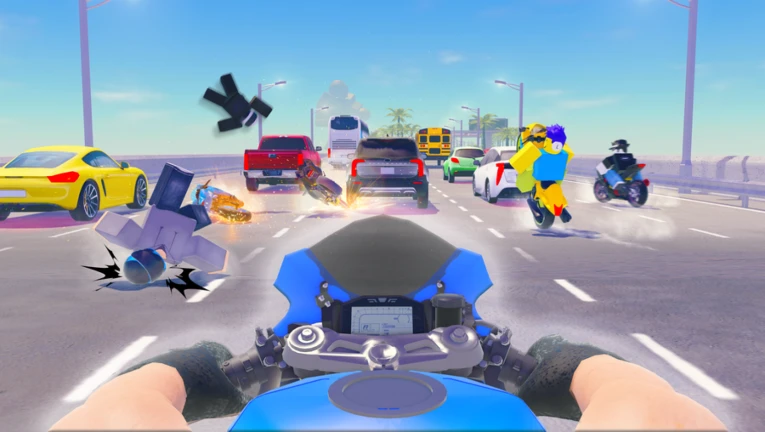 BACKFIRE!🏍️ Motorcycle Mayhem | Roblox Game Place - Rolimon's