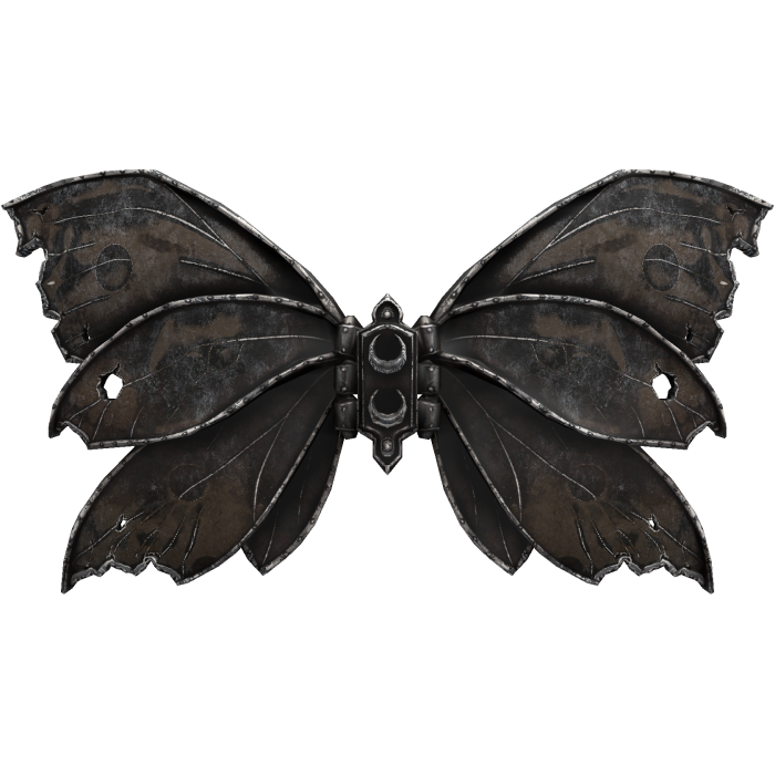 Black Gothic Butterfly Wings