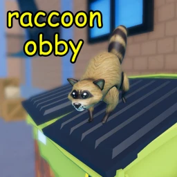 Obby but you're a raccoon icon