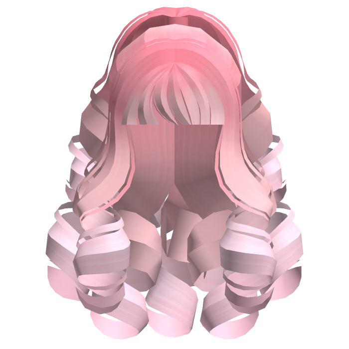 Fluffy Curly Pearl Ponytail Cherry Blossom
