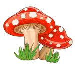 Mushrooms are tiny