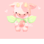 Strawberry cows minis