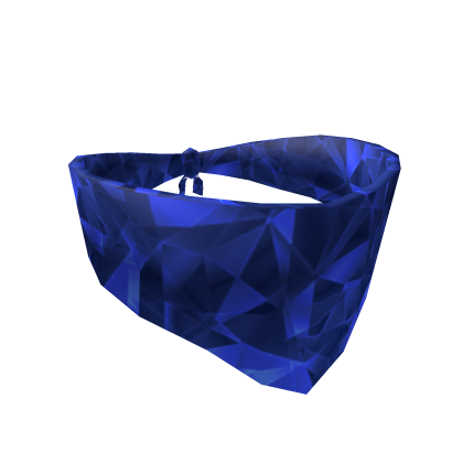 Blue Sparkle Time Bandana