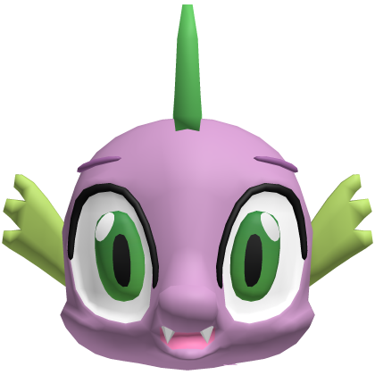 🐉 Spike Purple Dragon Head Mlp Pony Roblox item