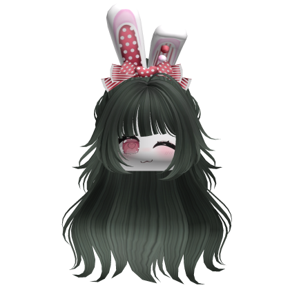 Valentines Bunny Pony w/ Heart Face (Sage Green) Roblox item
