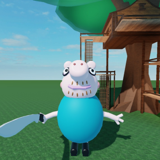 Survival The Daddy Pig The Killer official Roblox game thumbnail