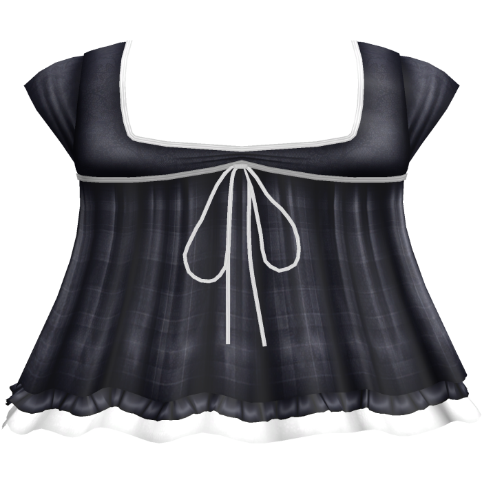 pretty gothic ruffled dress navy blue 2