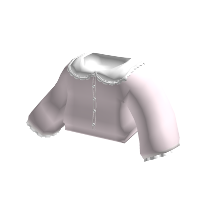 ♡ ꒰ sweet light pink ruffled collar sweater ꒱ thumbnail