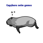 Capybara swim games