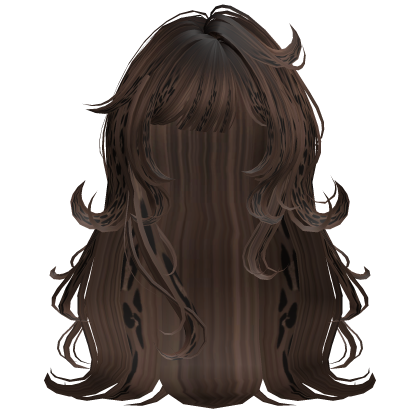 Wispy Flowy Wolfcut Brown Cheetah