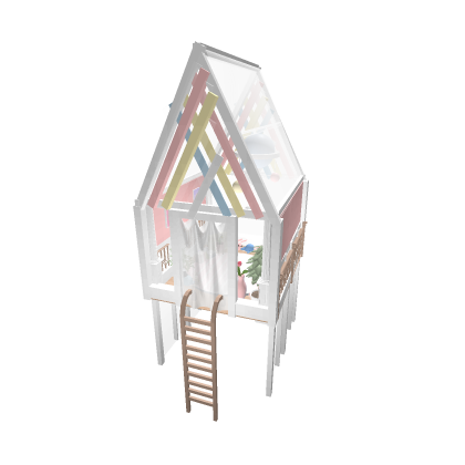 aesthetic beach tree house but without the virus