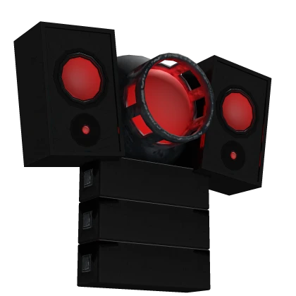 Red Boombox (Frontal) | Roblox Item - Rolimon's