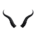 Black Demon Horns (500 copies)
