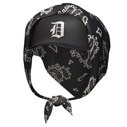 Black Bandana Detroit Tigers Flap Cap Roblox item