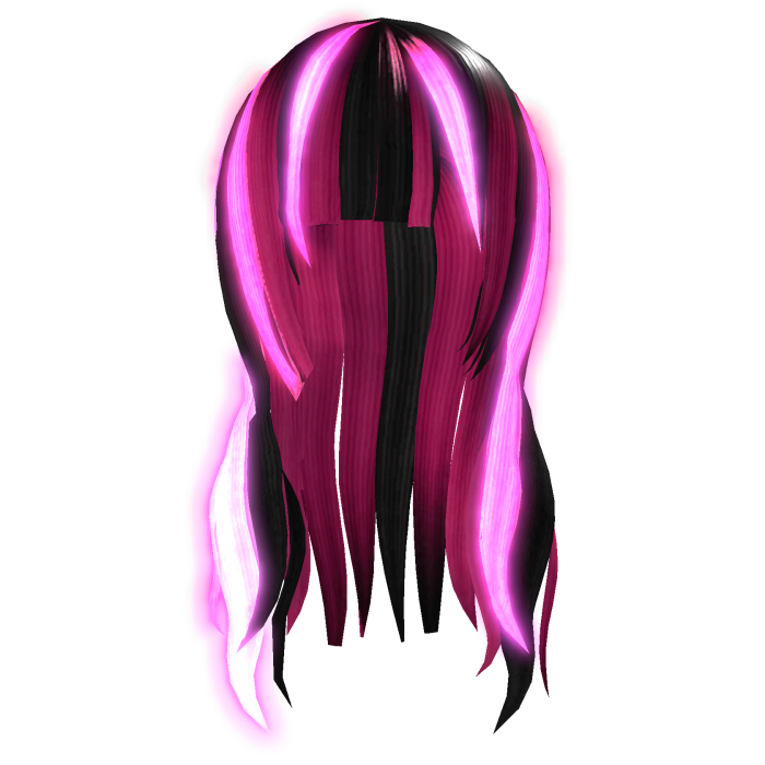 [Emissive] Nightlife Scene Hair Black Pink Y2K Alt
