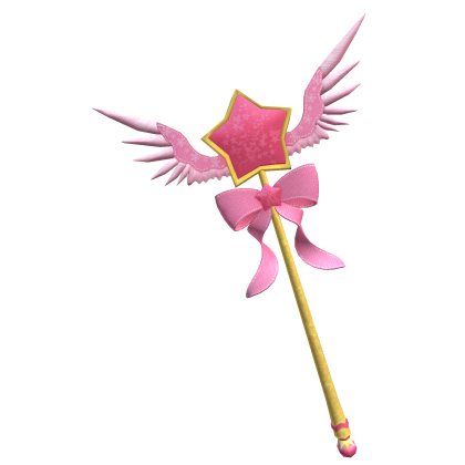 pink magical girl star wand Roblox item