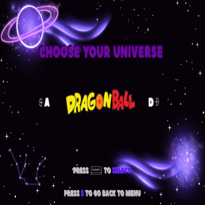 Universe Selection - Dragon Ball Roblox decal