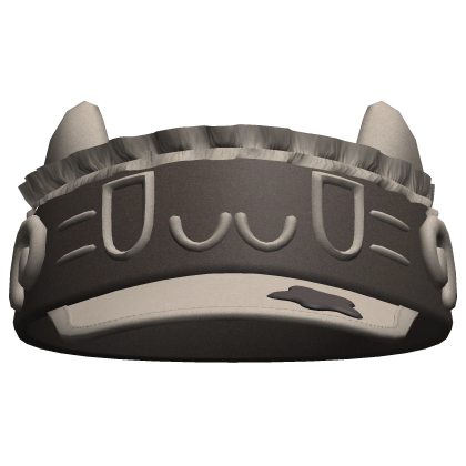 Kawaii Chill Cat Visor Brown&Beige