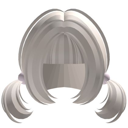 ♡ platinum cutecore fluffy soft swirly pigtails Roblox item